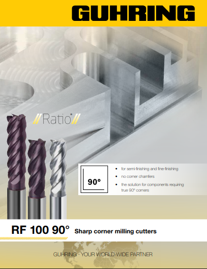 RF 100 90 degree end mills